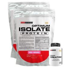 Imagem de Kit 2 Optimum Isolate Whey Protein 900G+Power Creatina 100G - Bodybuil