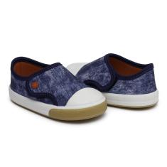 Imagem de Tênis Infantil Comfort Antiderrapante Jeans Pimpolho