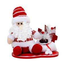 Imagem de Boneco Papai Noel Enfeite Natalino Decorativo Tecido 25cm