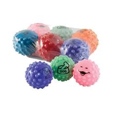 Imagem de Bola Cravo De Borracha Mamona Brinquedo Pet 06 Pçs