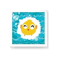 Imagem de Arte Maníacos Quadro Decorativo Pinto Água - 50x50cm (Moldura em laca )