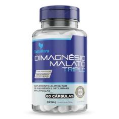 Imagem de Dimagnésio Malato Triplo (Malato, Bisglicinato e Cloreto de Magnésio) 60 Caps 600mg TuttiFlora