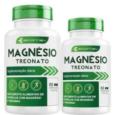 Imagem de 2Un Magnesio Treonato Formula Pura com Laudo 500Mg 60Cáps - Ecomev