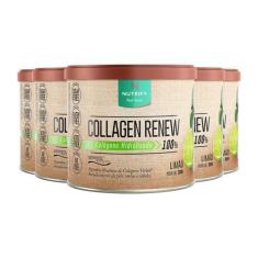 Imagem de Kit 5 Collagen Renew Colágeno Hidrolisado Limão Nutrify 300G