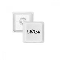 Imagem de Kit de atualização para jogos com teclado mecânico PBT de escrita especial com nome inglês Linda Keycap