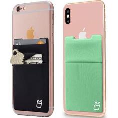 Imagem de Cardly Carteira | Suporte de cartão e dinheiro para celular | Adesivos na capa..