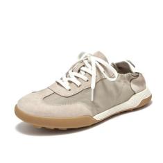 Imagem de BEAU TODAY Tênis feminino moderno, casual, para caminhada, confortável, antiderrapante, cadarço e sem cadarço, Damasco, 34