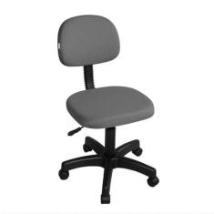 Imagem de 5 Cadeiras Secretária Top Giratória Plus Cinza