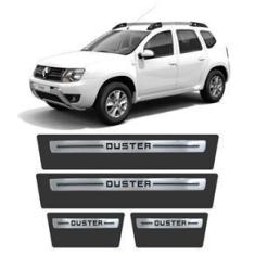 Imagem de Soleira Renault Duster 2011 a 2021 Protetor de Portas Aço Escovado Elegance Grafia Personalizada