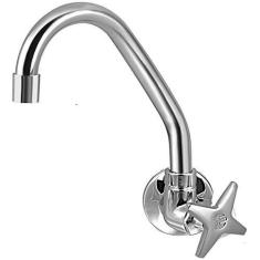 Imagem de Torneira Para Cozinha De Parede Bica Alta Eco Cromada