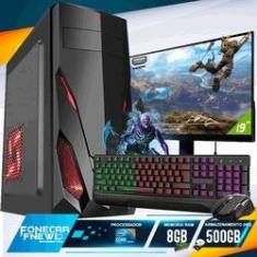 Pc Gamer Completo amd 6 núcleos 3.8Ghz 8GB ram Placa de vídeo Radeon 2GB HD  500GB Monitor 19.5 LED Kit Gamer Skill em Promoção na Americanas