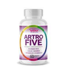 Imagem de Artrofive Colágeno Tipo II, Cálcio, Magnésio, Vitamina D3 e Vitamina K2 60 Caps de 500mg Nataly