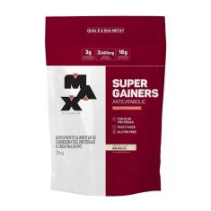 Imagem de Hipercalórico Super Gainers  Refil de 3kg - Max Titanium-Unissex
