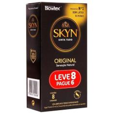 Imagem de Preservativo Blowtex SKYN Original Caixa com 8 Camisinhas