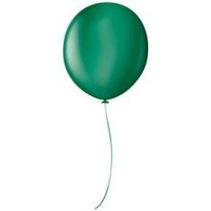 Imagem de Balão Profissional Premium Uniq 16&quot; 40cm - Verde Floresta - São Roque - 10 Unidades