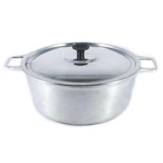 Imagem de Caçarola Panela Polida Alça Alumínio Fundido Com Tampa 28Cm