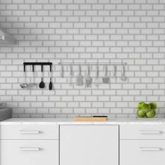 Imagem de Papel De Parede Adesivo Tijolos Off White N06047 Rl 0,58X3M