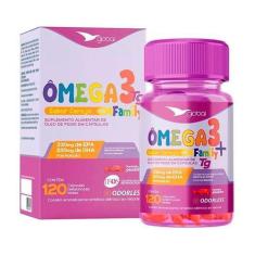 Imagem de Ômega 3 Peixinho 33 Epa 22 Dha Family Global Suplementos 120 Cápsulas