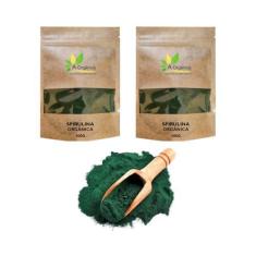 Imagem de Kit 2 Spirulina 100% Pura Orgânica 100g