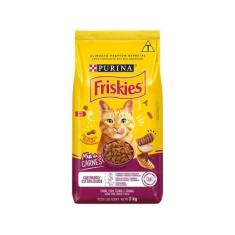 Imagem de Ração Premium Para Gato Purina Friskies - Mix De Carnes Adultos 3Kg
