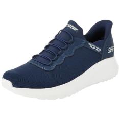 Imagem de Skechers Bobs Squad Chaos Daily Hype masculino sem cadarço, Azul marino, 41