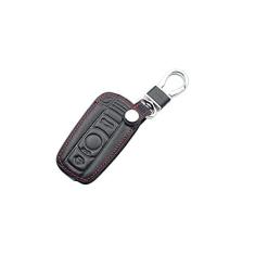 Imagem de Capa Smart Key Fob de couro, adequada para BMW E90 E60 E70 E87 E30 E34 E36 E38 E39 E46 118 220 M235 320 328 428 435 528 M3 M5 X3 X5 Proteção de capa completa