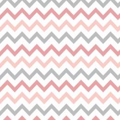 Imagem de Papel De Parede Lavável Chevron Rosê E s 12M