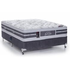 Imagem de Cama Box Casal Castor Super Luxo Latex Plush Double Face 138X188x63 +