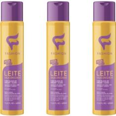 Imagem de Creme Para Pentear Fashion Leite Siliconizado Com Óleos de Argan + Ojo