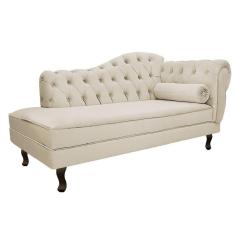 Imagem de Diva Recamier Diana 185cm Lado Esquerdo Corano Bege