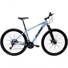 Imagem de Bicicleta Aro 29 Ksw Xlt Alumínio 27v Freio Disco Mecânico Garfo Suspensão - Azul Tam.17