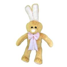 Imagem de Coelho Teddy de Pelúcia Pascoa G 1,30 m Rosa Decoração Quarto Festa In