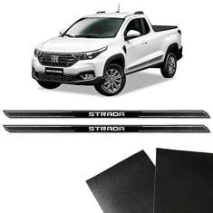 Imagem de Kit Soleira Diamante Nova Strada 2020 2021 Adesivo Protetor