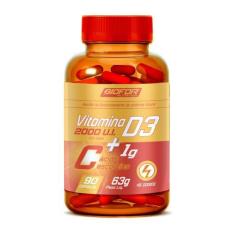 Imagem de Vitamina D3 2000Ui E Vitamina C 1000Mg 90 Cápsulas Sem Sabor - Biofor