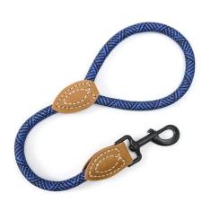 Imagem de Mile High Life Coleira curta para cães | Coleira curta para cães grandes | Coleira de corda para cães de escalada de montanha com fecho resistente de metal resistente | Conexão personalizada de couro