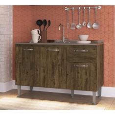 Imagem de Balcão 3 Portas 1 Gaveta Light Irm Itaúba