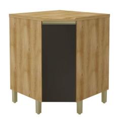 Imagem de Armário De Cozinha Para Canto 73 Cm 1 Porta 6123.8 Castani/Chumbo - In