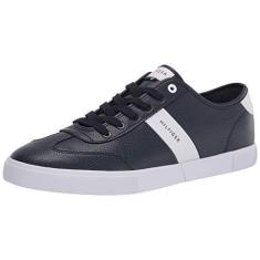 Imagem de Tommy Hilfiger Tênis masculino Pandora, Azul-marinho/branco 409, 38