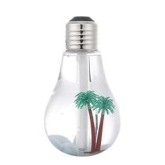 Imagem de Umidificador De Ar Em Formato De Lâmpada Usb Luz Rgb 400Ml