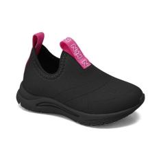 Imagem de Tênis Esportivo Klin New Sport Mini Preto e Pink 199.106-Feminino