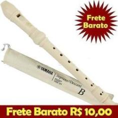 Imagem de Flauta Doce Barroca Soprano Em Abs C/ Estojo Yamaha Yrs24b