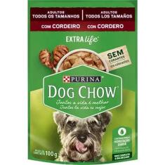 Imagem de Ração Úmida Nestlé Purina Dog Chow Cordeiro para Cães Adultos de Todos os Tamanhos 100g