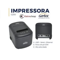 Imagem de Impressora Térmica De Cupom Gertec G250 Usb Serial Ethernet