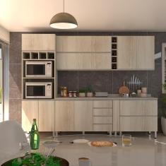 Imagem de Cozinha Completa 7 Peças com Tampo Lis Luciane Móveis