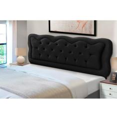 Imagem de Cabeceira Cama Box Estofada Madeira Queen Size Sofia - D'julia