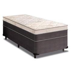 Imagem de Cama Box Solteiro + Colchão Mola Ensacada Luare Europillow 88x188x70cm