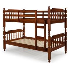 Imagem de Beliche Torneado Em Madeira Maciça Mv Outlet Mogno