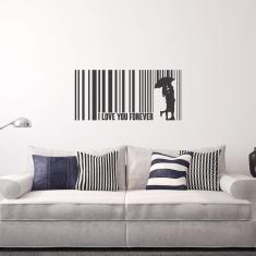Imagem de Adesivo de Parede Frase Love You Forever