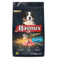 Imagem de Ração Magnus Supreme Cães Filhotes Frango E Cereais 15Kg - Adimax
