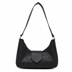 Imagem de Bolsa Feminina Baguete Pequena Meia Lua Triângulo De Ombro - Sabrina A